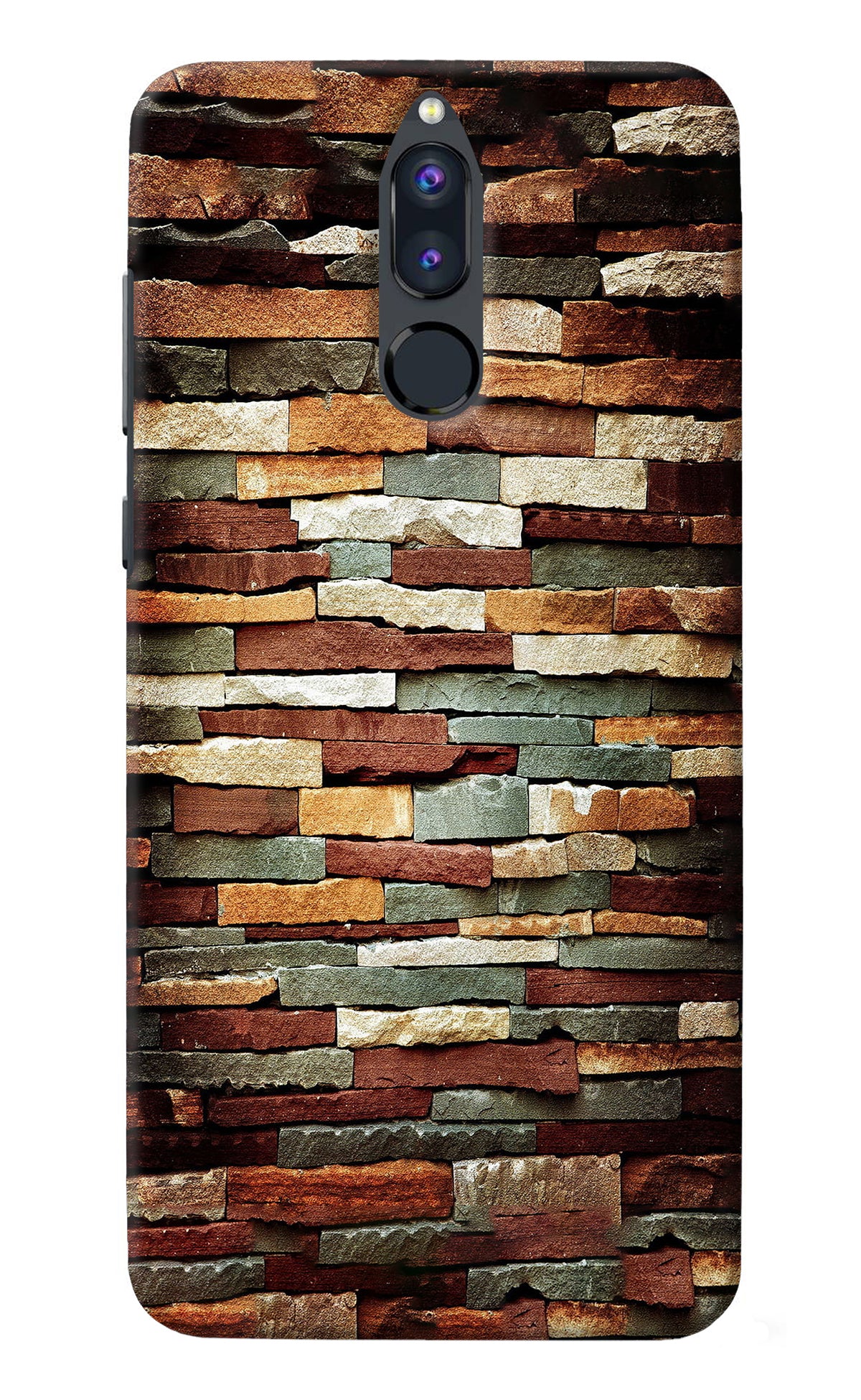 Bricks Pattern Honor 9i Back Cover