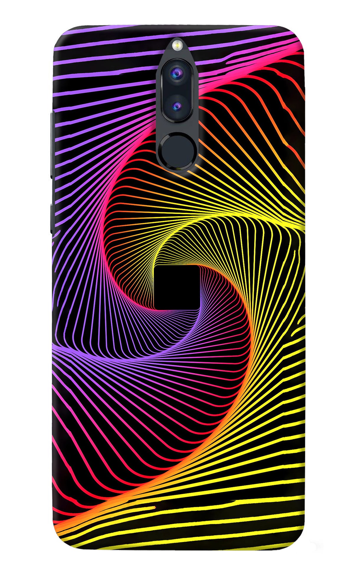 Colorful Strings Honor 9i Back Cover