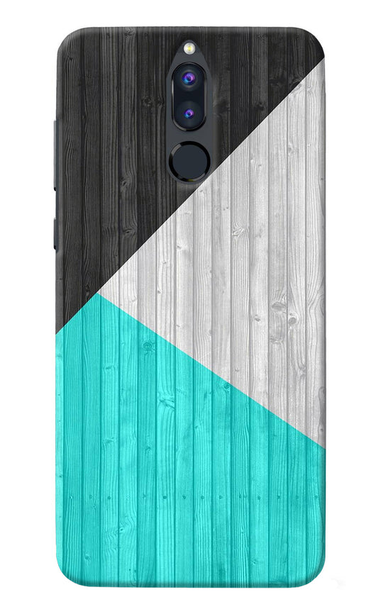 Wooden Abstract Honor 9i Back Cover