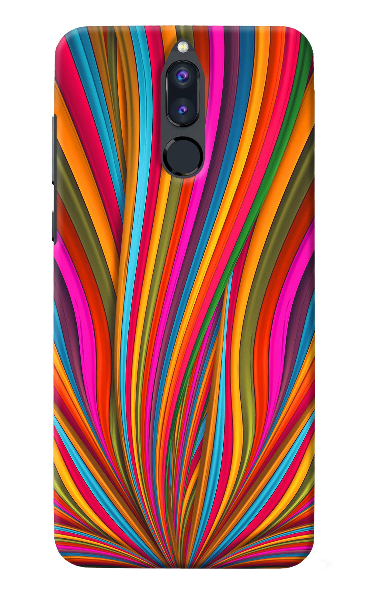 Trippy Wavy Honor 9i Back Cover