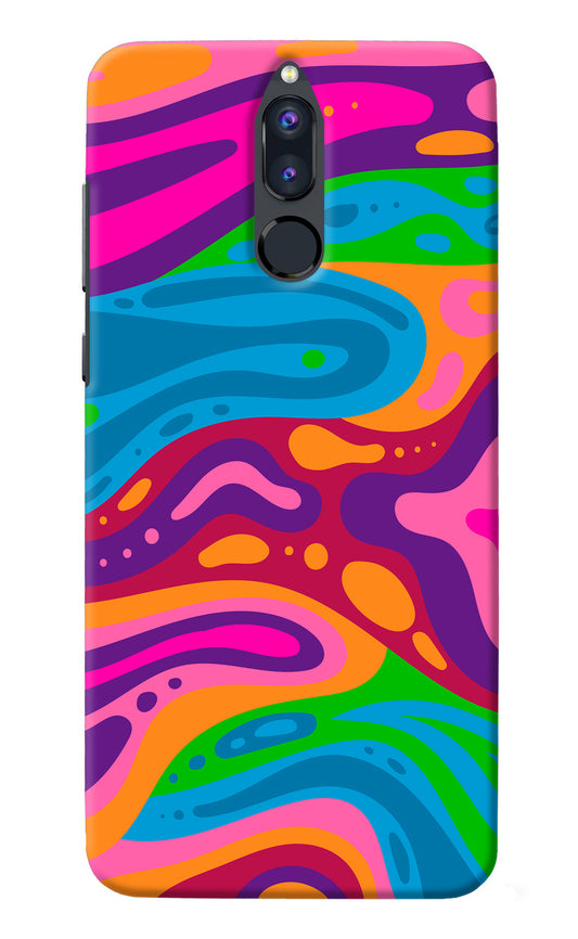 Trippy Pattern Honor 9i Back Cover