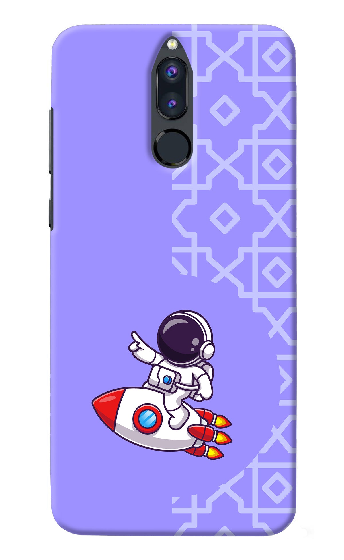 Cute Astronaut Honor 9i Back Cover