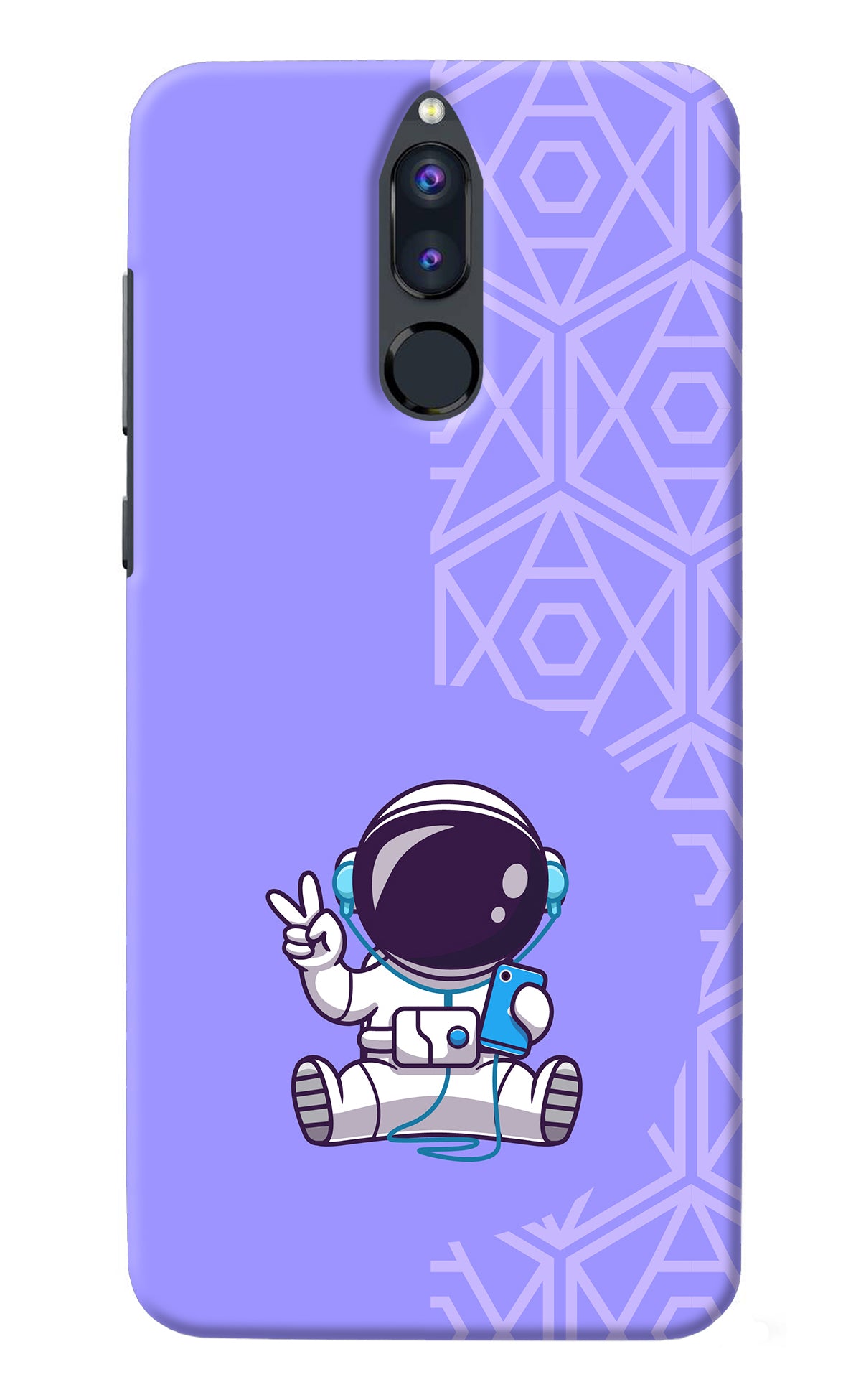 Cute Astronaut Chilling Honor 9i Back Cover