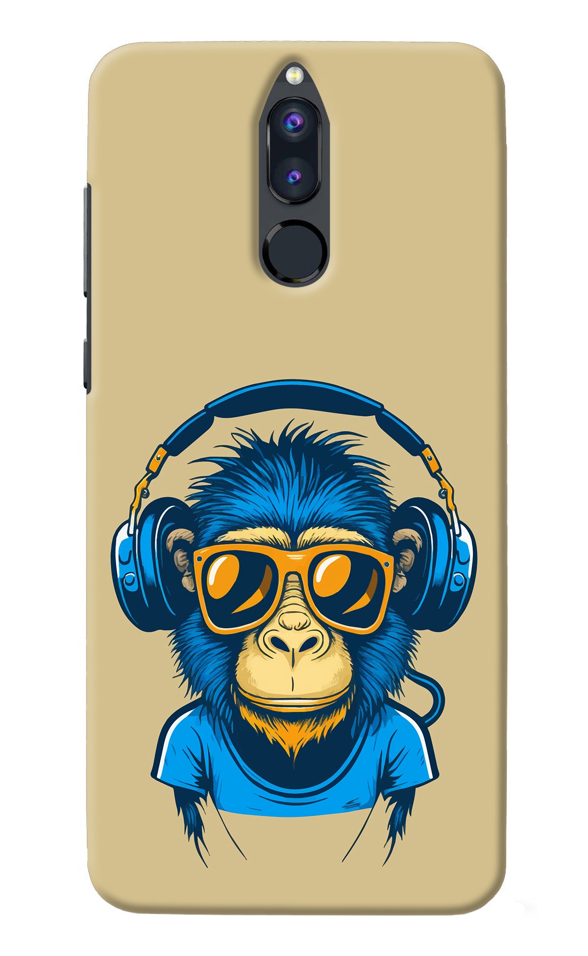 Monkey Headphone Honor 9i Back Cover