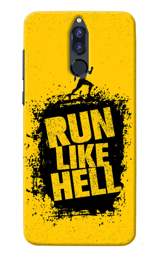 Run Like Hell Honor 9i Back Cover