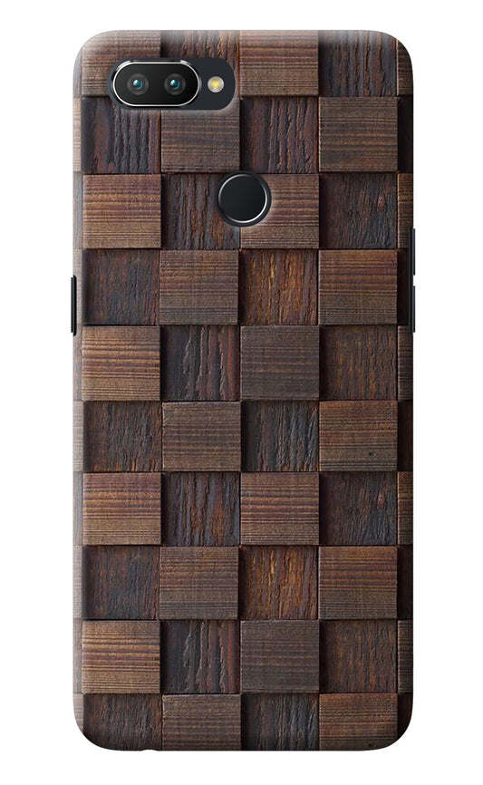 Wooden Cube Design Realme U1 Back Cover