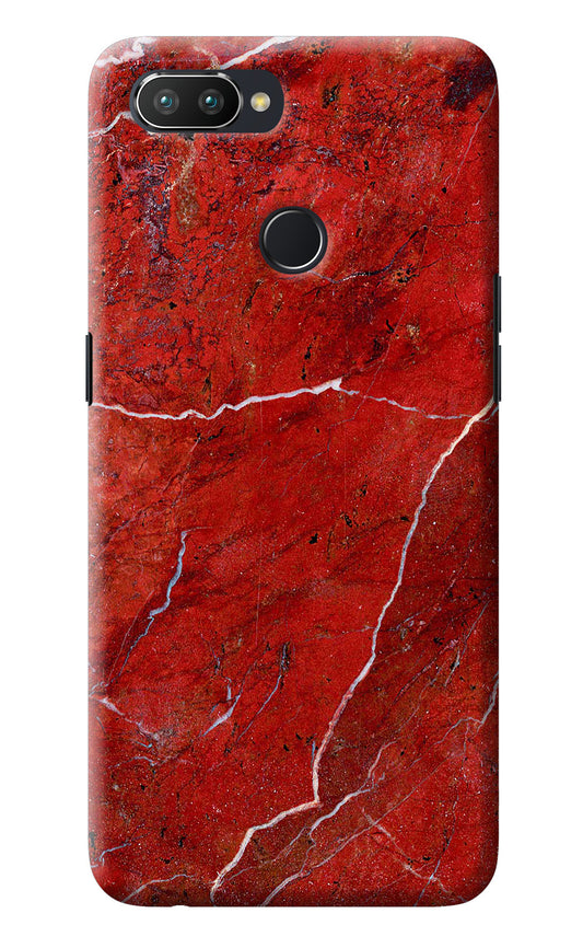 Red Marble Design Realme U1 Back Cover