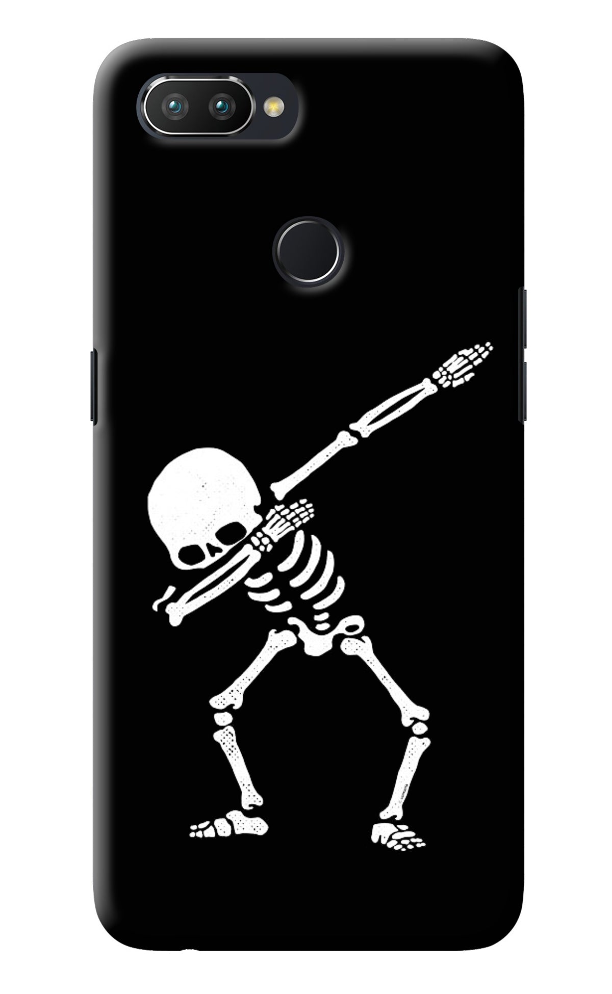 Dabbing Skeleton Art Realme U1 Back Cover