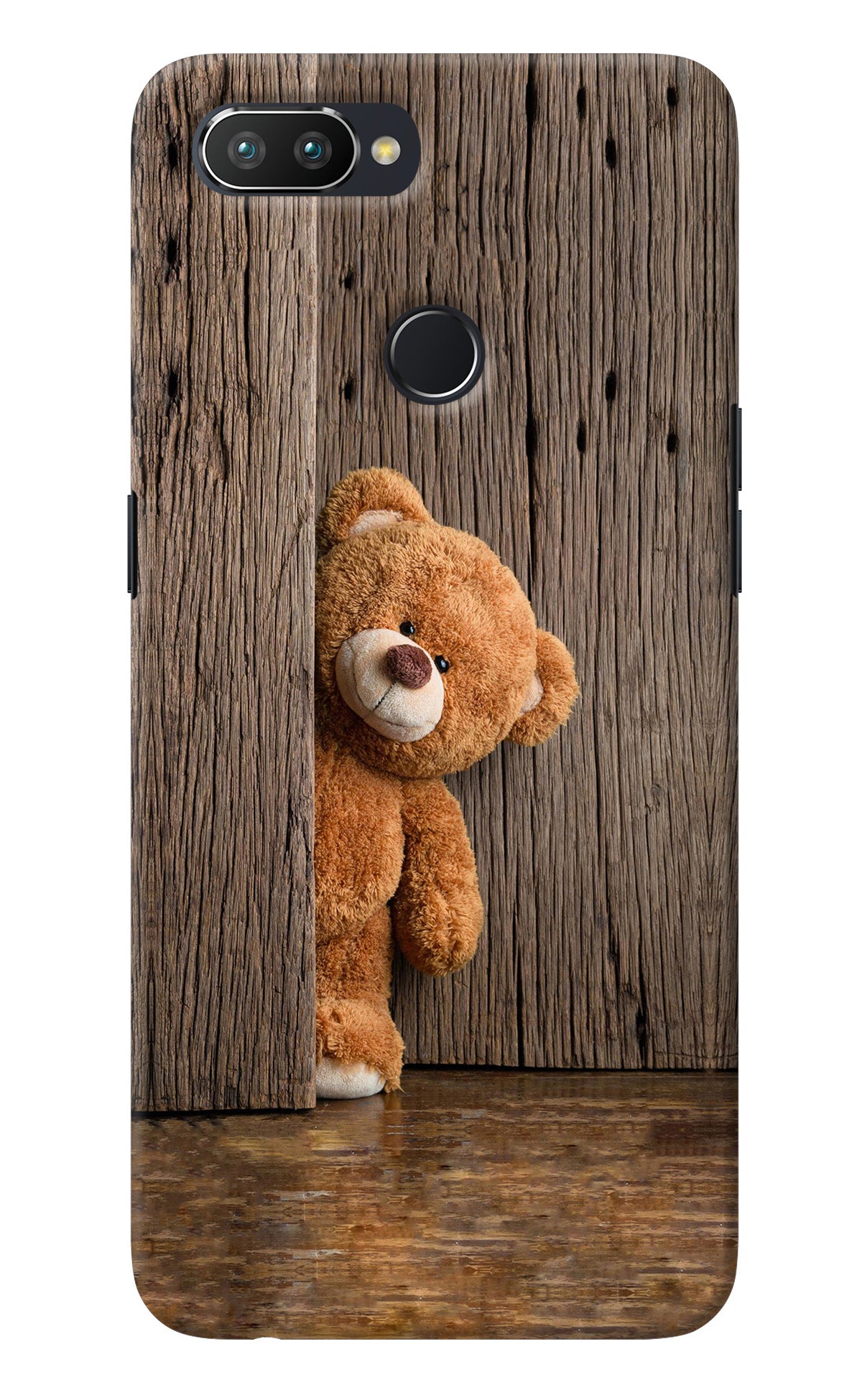 Teddy Wooden Realme U1 Back Cover