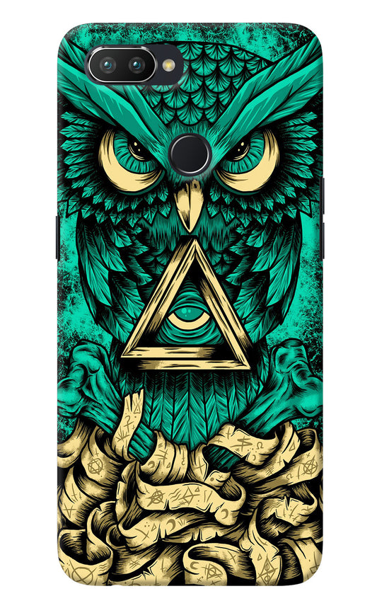 Green Owl Realme U1 Back Cover