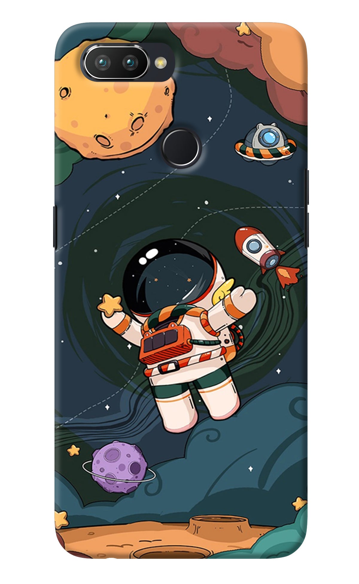 Cartoon Astronaut Realme U1 Back Cover