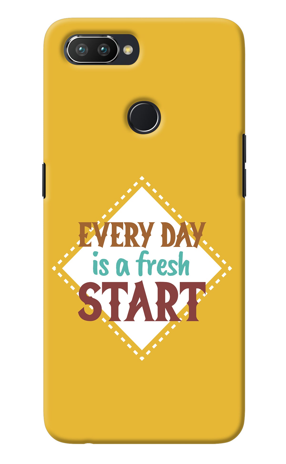 Every day is a Fresh Start Realme U1 Back Cover