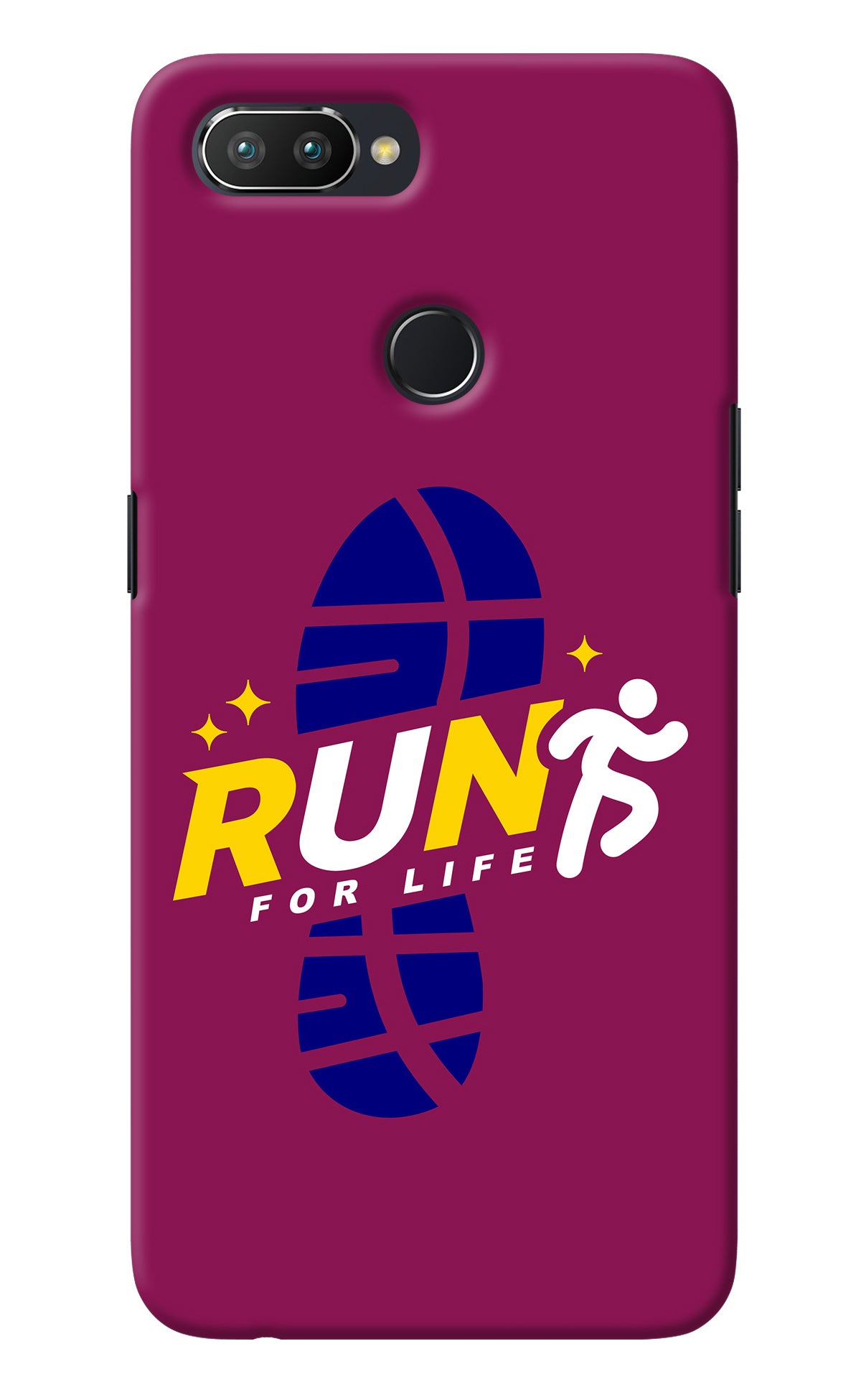 Run for Life Realme U1 Back Cover