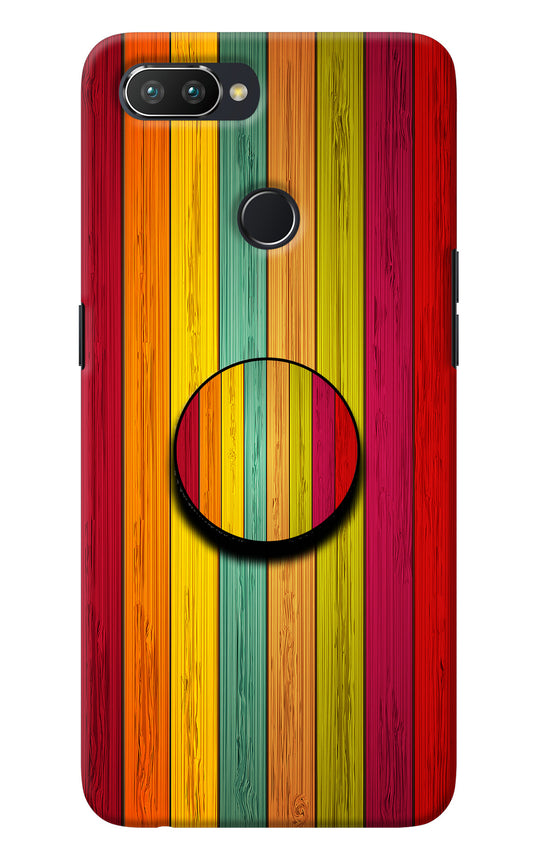 Multicolor Wooden Realme U1 Pop Case