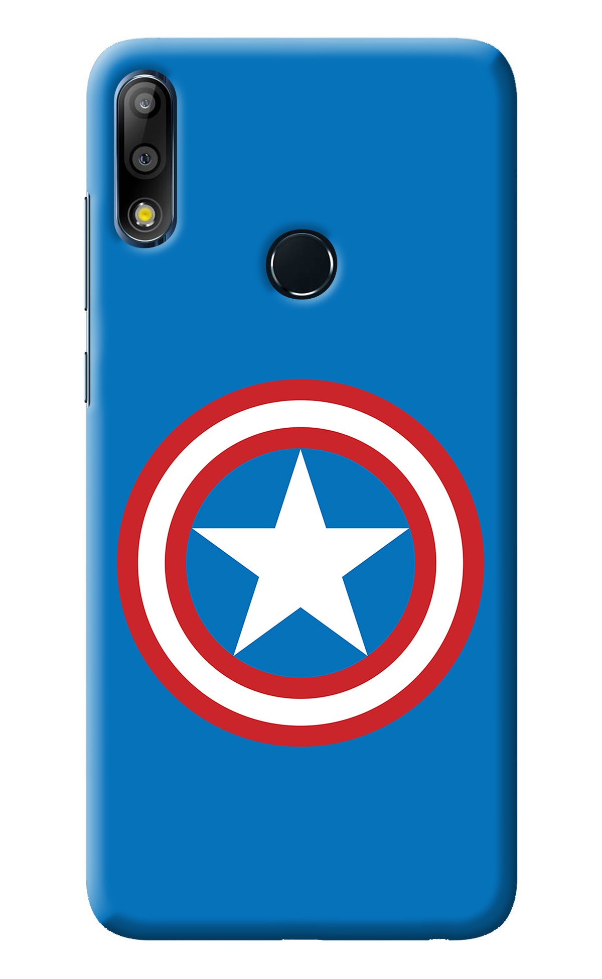 Captain America Logo Asus Zenfone Max Pro M2 Back Cover