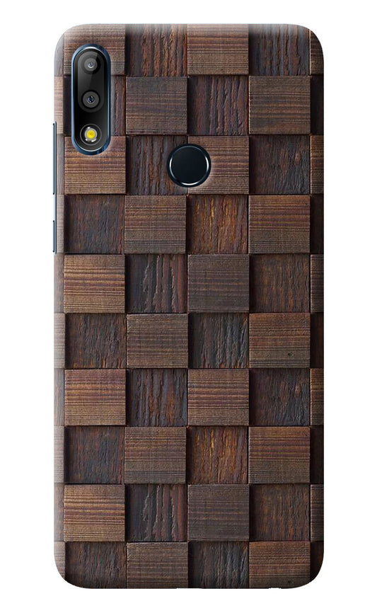 Wooden Cube Design Asus Zenfone Max Pro M2 Back Cover