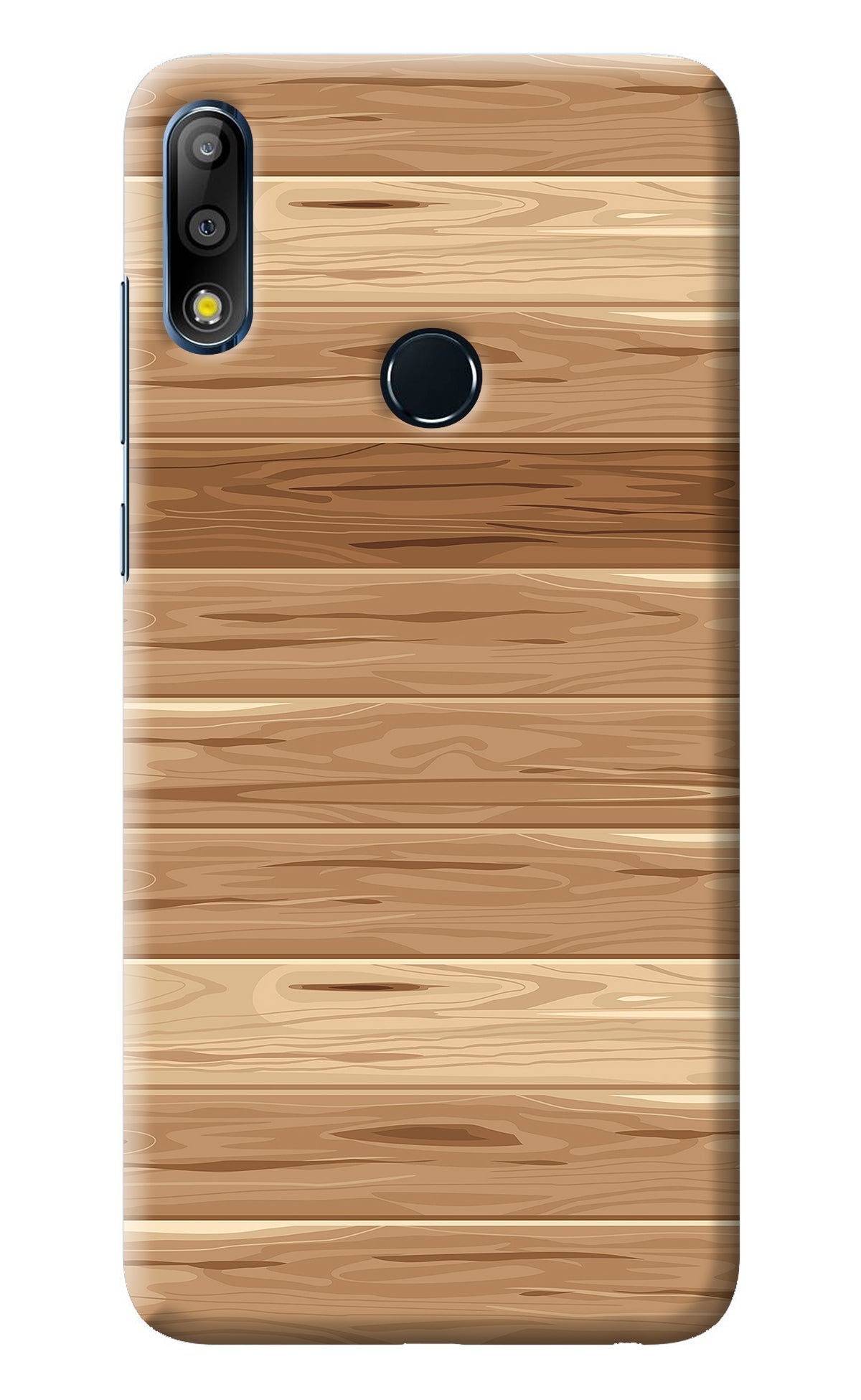 Wooden Vector Asus Zenfone Max Pro M2 Back Cover