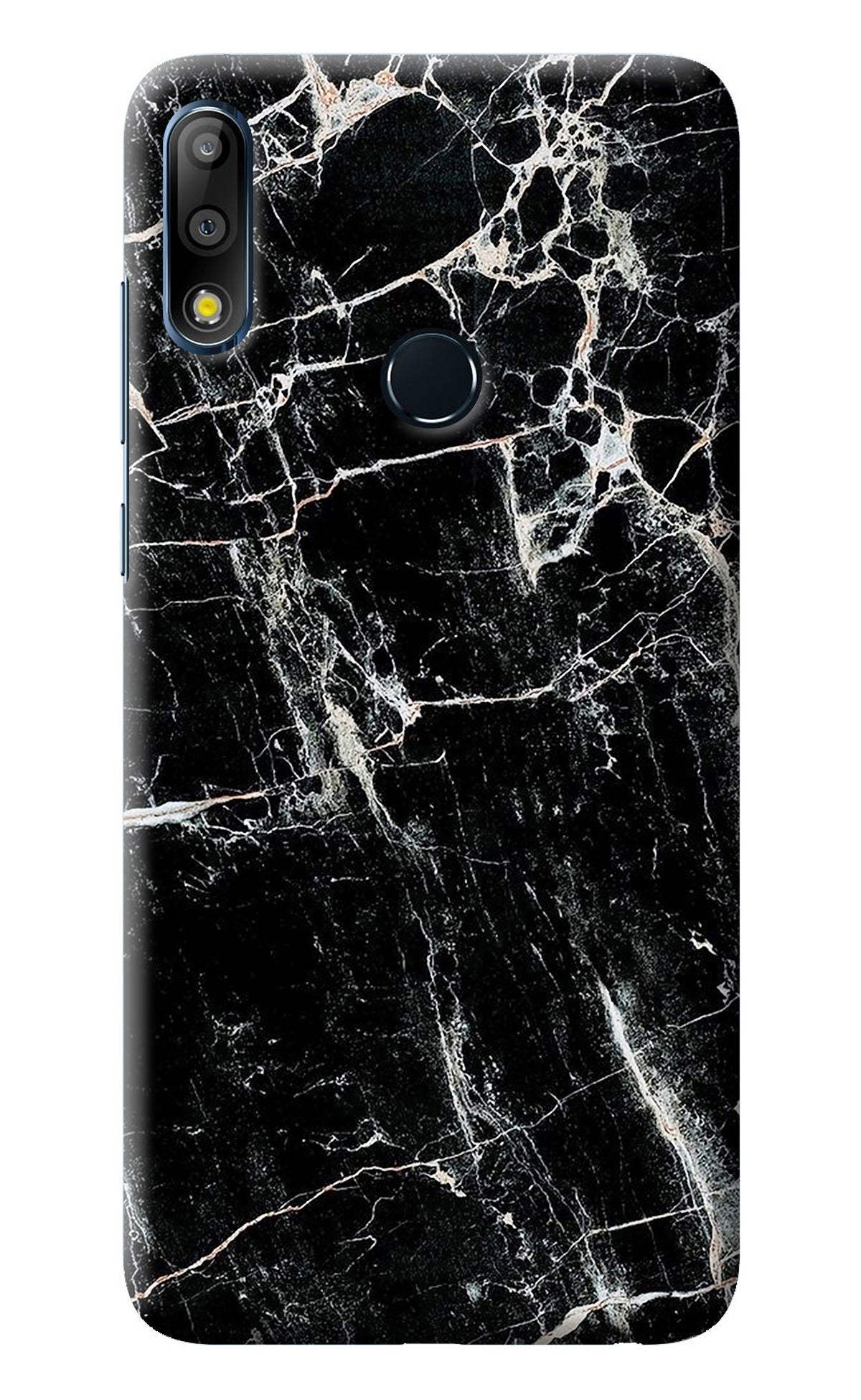 Black Marble Texture Asus Zenfone Max Pro M2 Back Cover