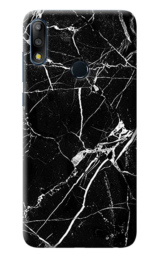 Black Marble Pattern Asus Zenfone Max Pro M2 Back Cover