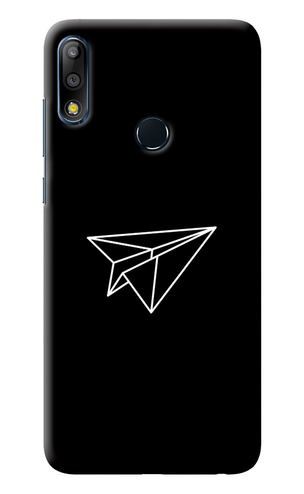 Paper Plane White Asus Zenfone Max Pro M2 Back Cover