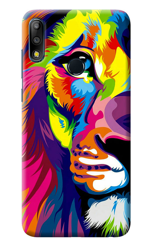 Lion Half Face Asus Zenfone Max Pro M2 Back Cover
