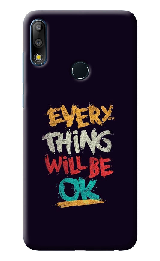 Everything Will Be Ok Asus Zenfone Max Pro M2 Back Cover