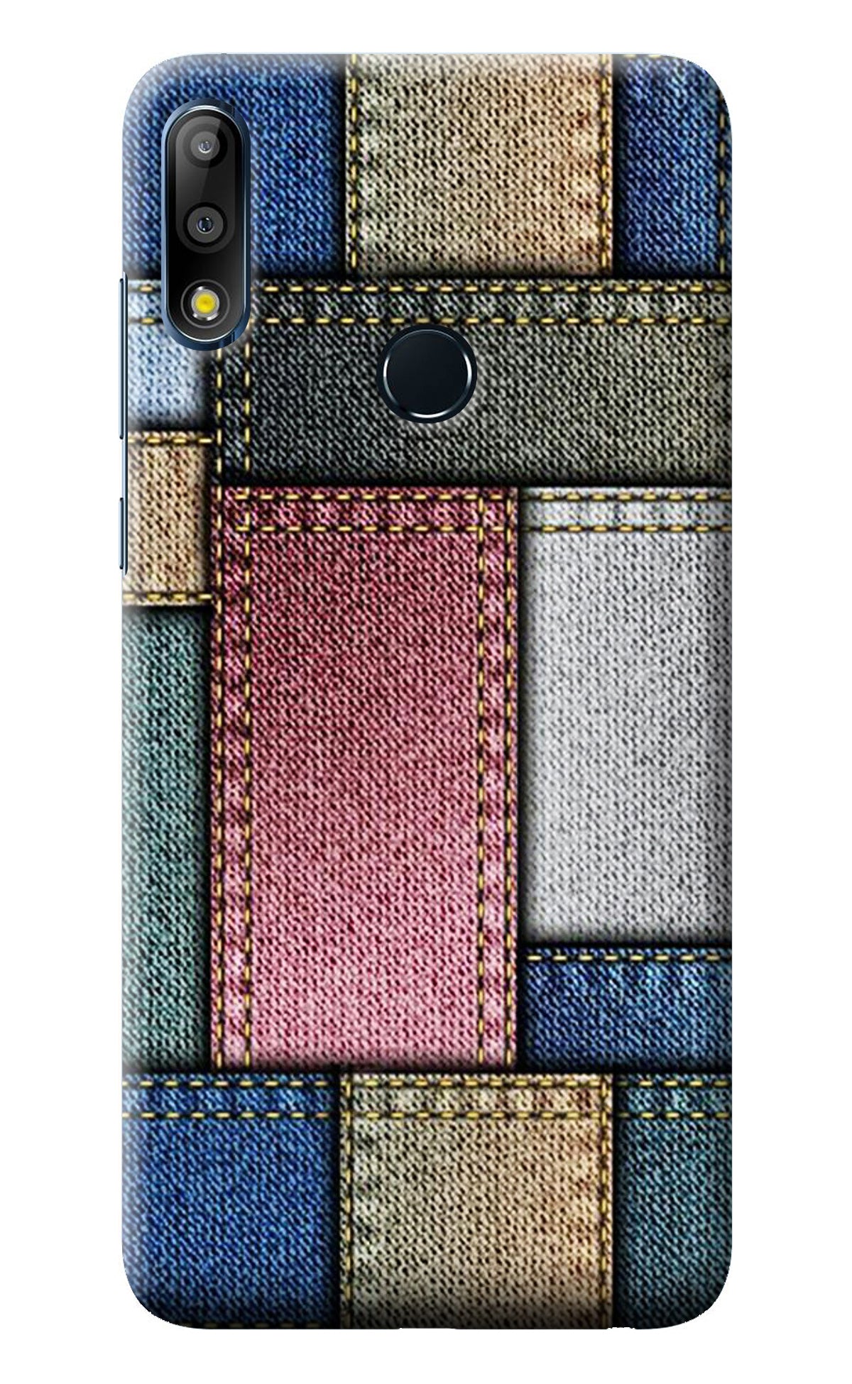 Multicolor Jeans Asus Zenfone Max Pro M2 Back Cover