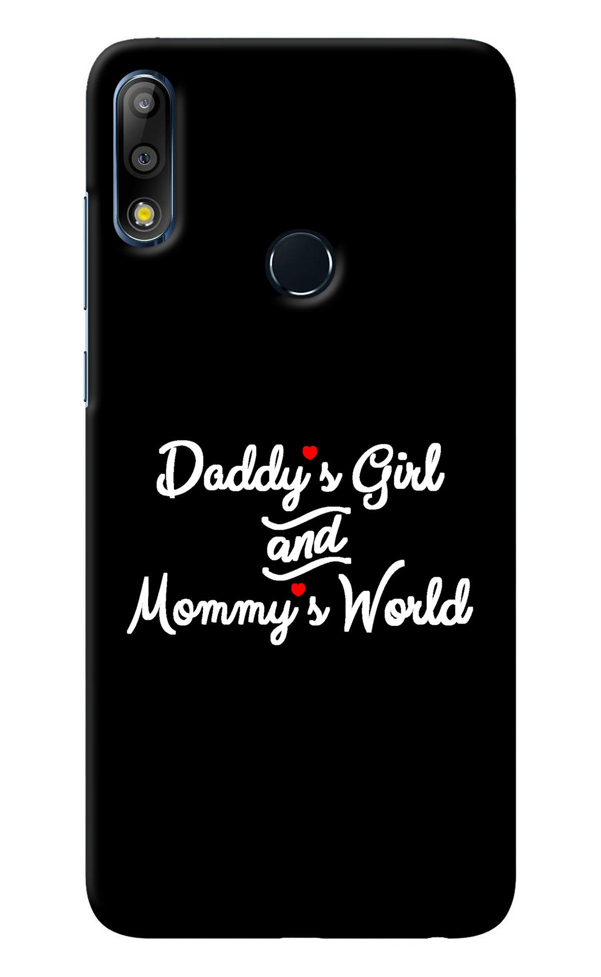 Daddy's Girl and Mommy's World Asus Zenfone Max Pro M2 Back Cover
