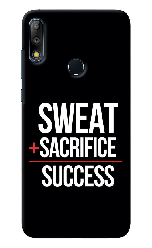 Sweat Sacrifice Success Asus Zenfone Max Pro M2 Back Cover