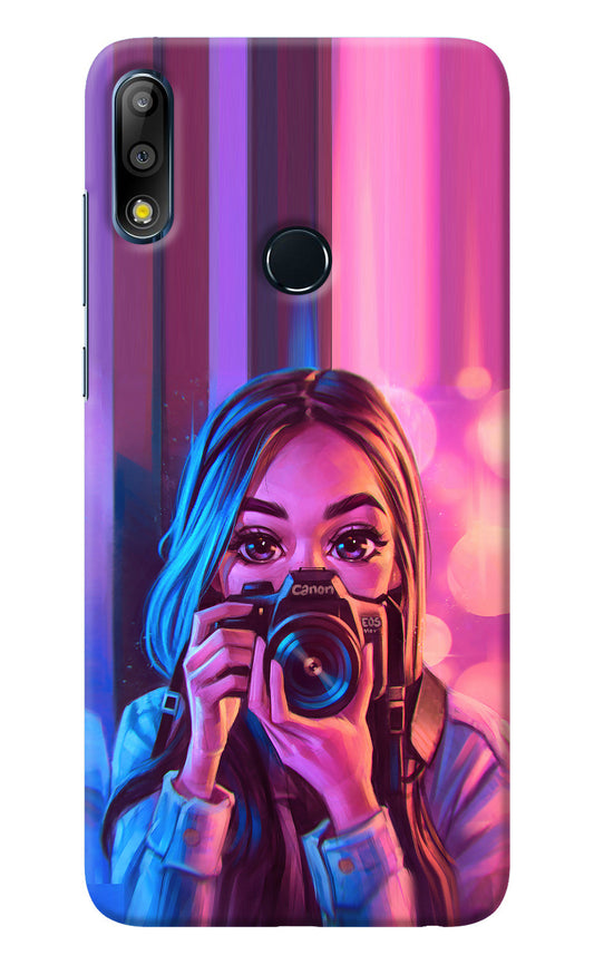 Girl Photographer Asus Zenfone Max Pro M2 Back Cover