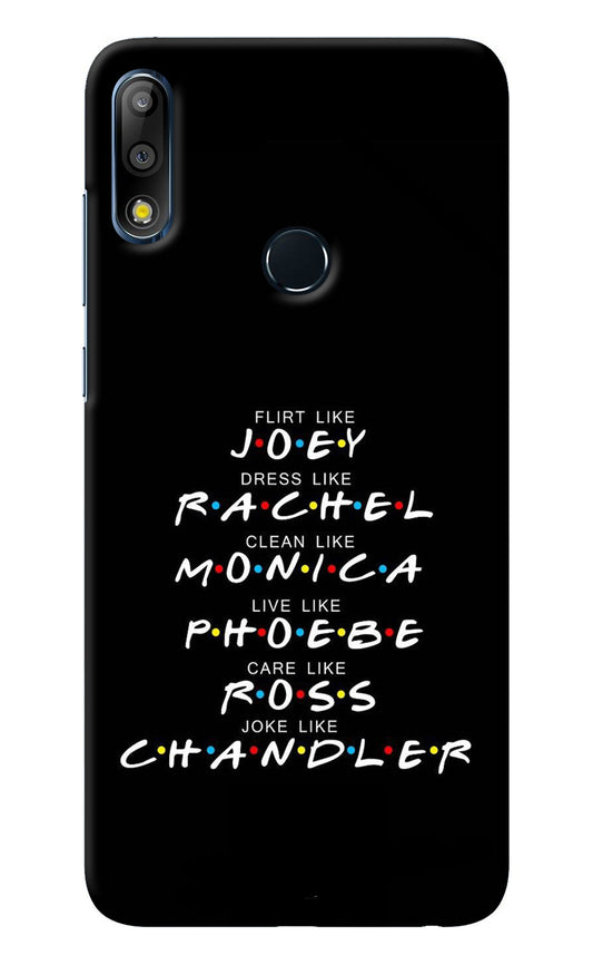 FRIENDS Character Asus Zenfone Max Pro M2 Back Cover