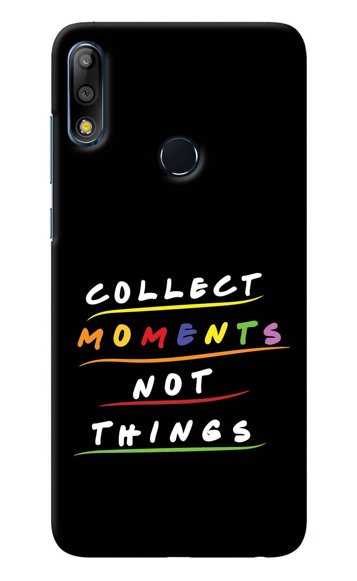 Collect Moments Not Things Asus Zenfone Max Pro M2 Back Cover