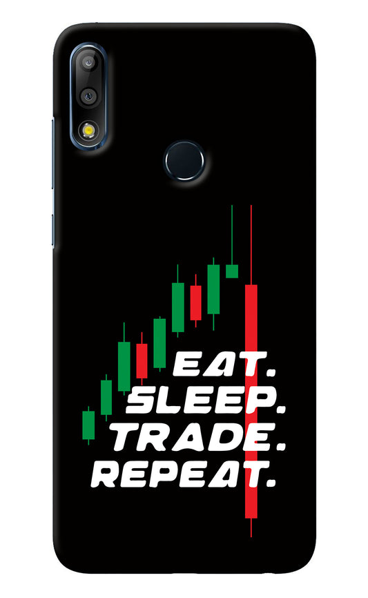 Eat Sleep Trade Repeat Asus Zenfone Max Pro M2 Back Cover