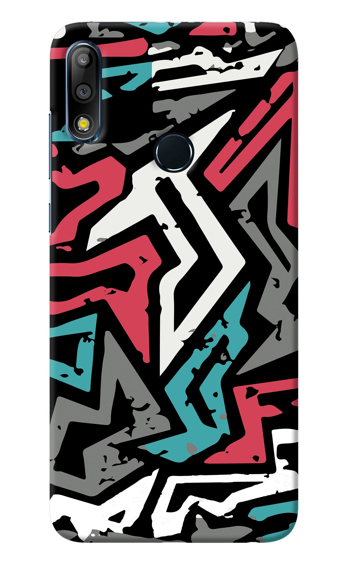 Geometric Graffiti Asus Zenfone Max Pro M2 Back Cover