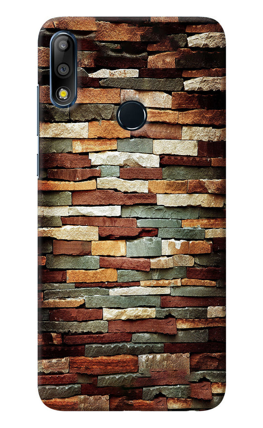 Bricks Pattern Asus Zenfone Max Pro M2 Back Cover