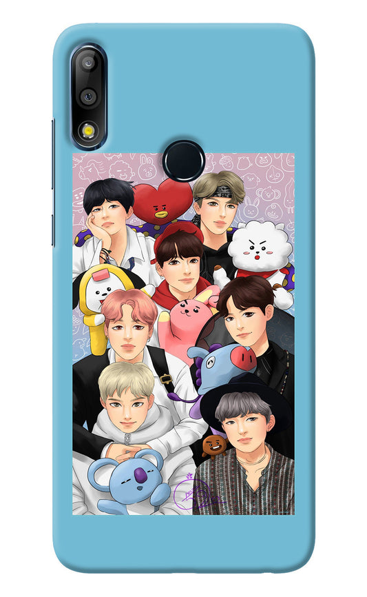 BTS with animals Asus Zenfone Max Pro M2 Back Cover