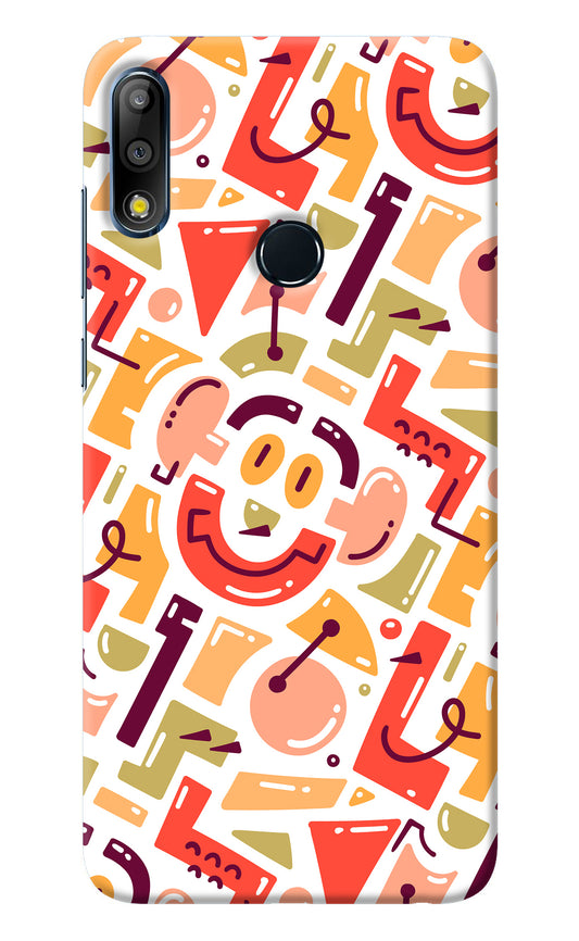 Doodle Pattern Asus Zenfone Max Pro M2 Back Cover