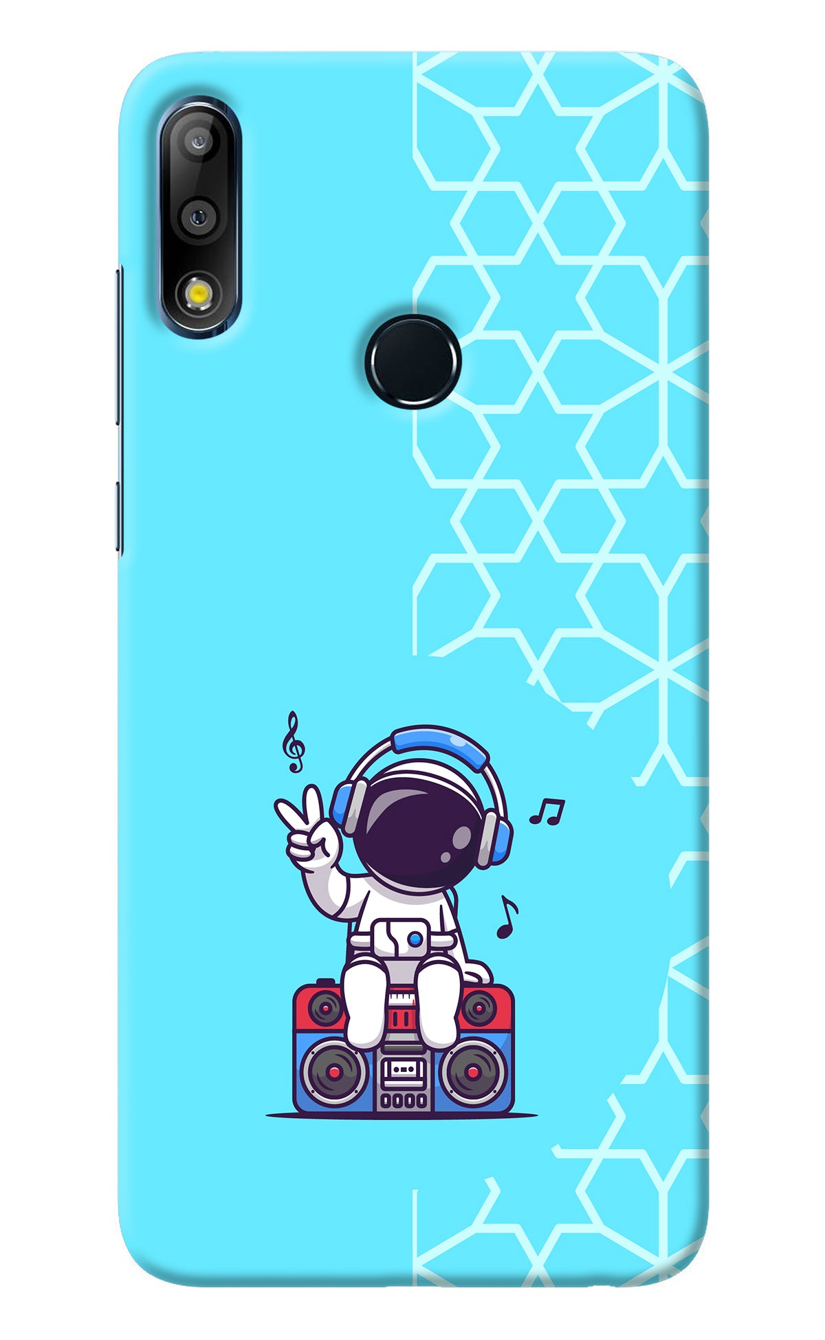 Cute Astronaut Chilling Asus Zenfone Max Pro M2 Back Cover