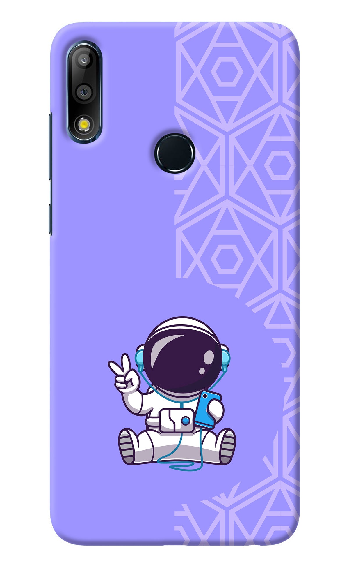 Cute Astronaut Chilling Asus Zenfone Max Pro M2 Back Cover