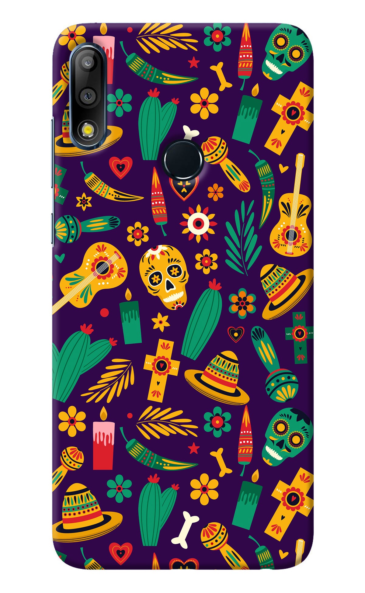 Mexican Artwork Asus Zenfone Max Pro M2 Back Cover