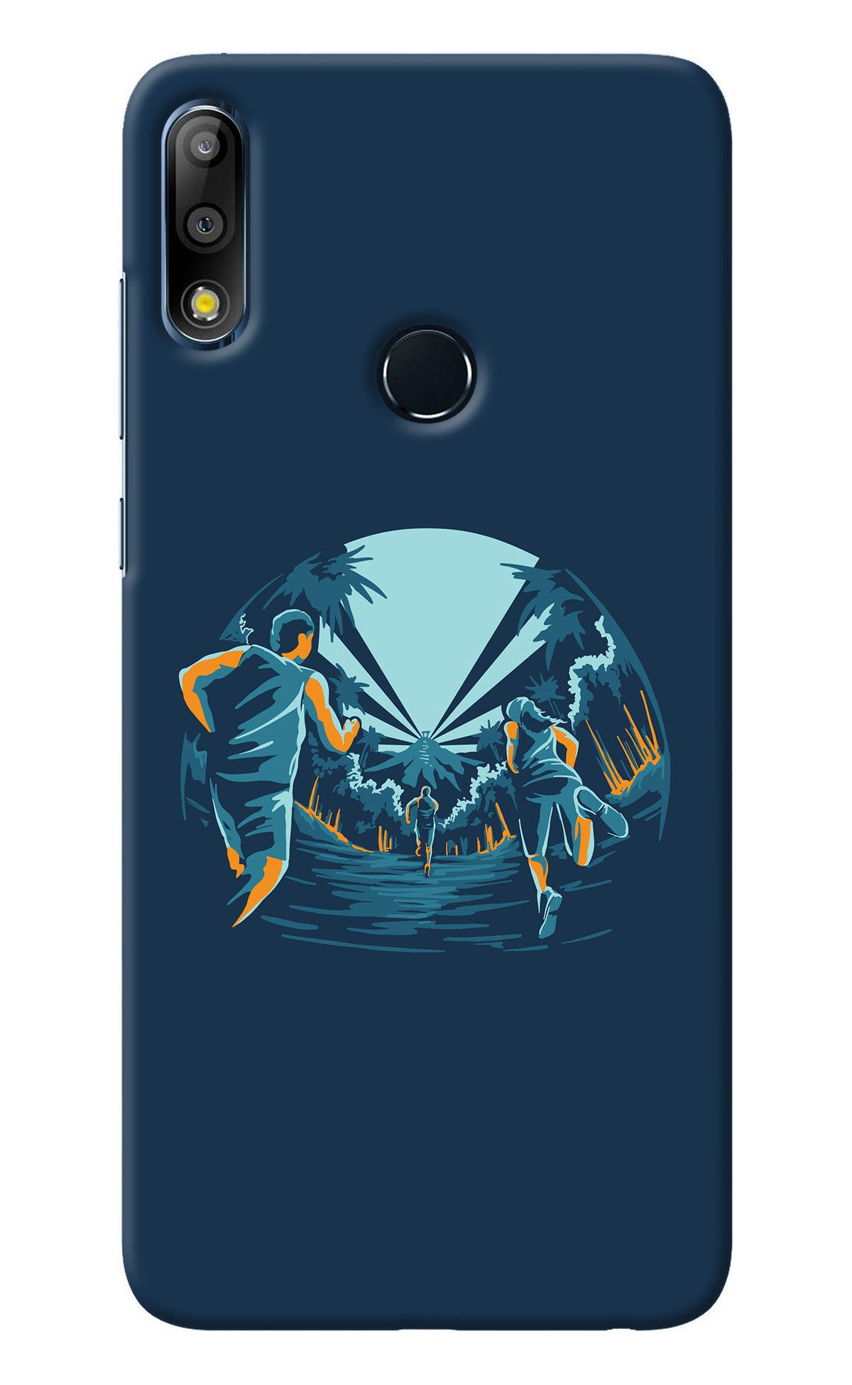 Team Run Asus Zenfone Max Pro M2 Back Cover