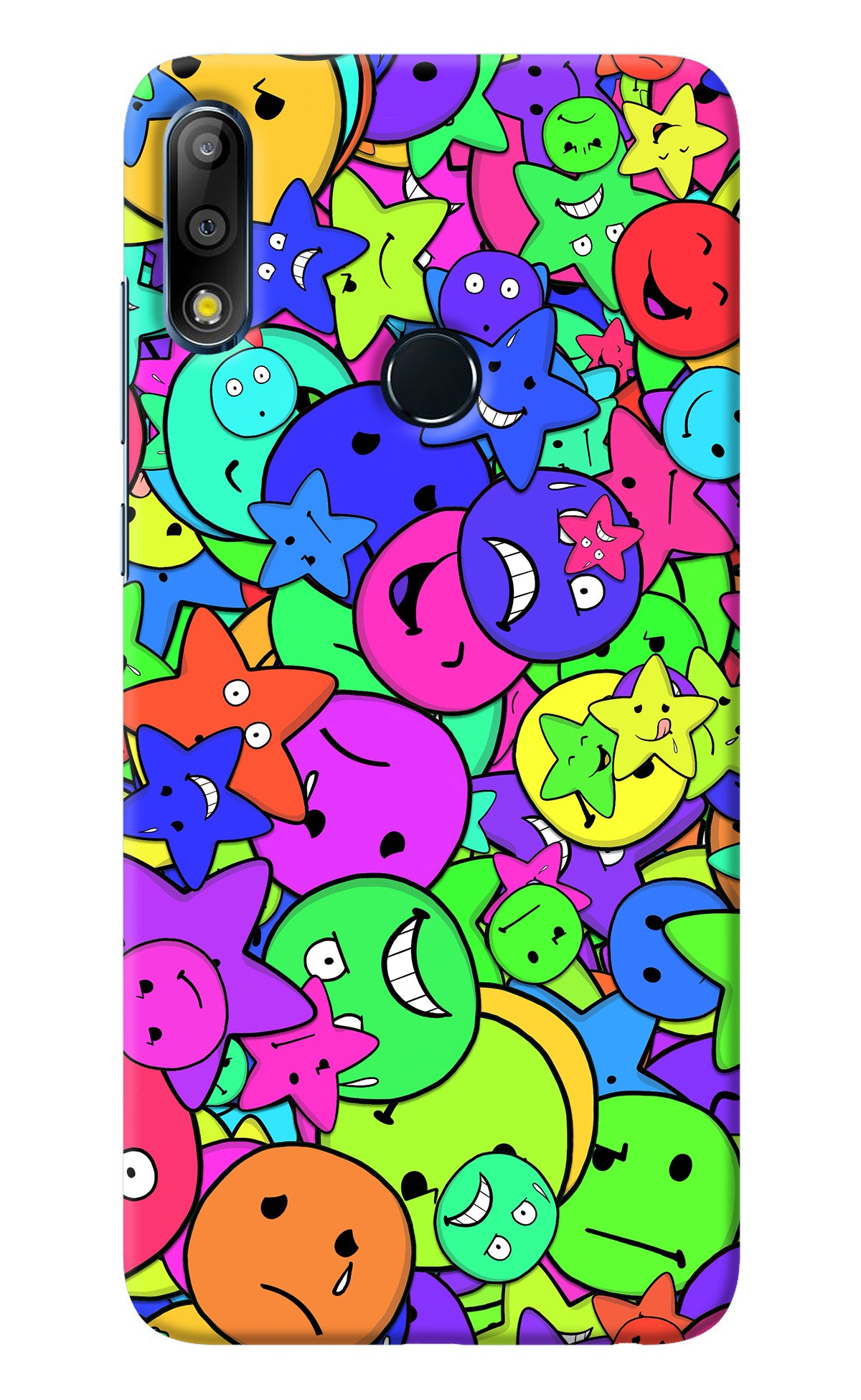 Fun Doodle Asus Zenfone Max Pro M2 Back Cover