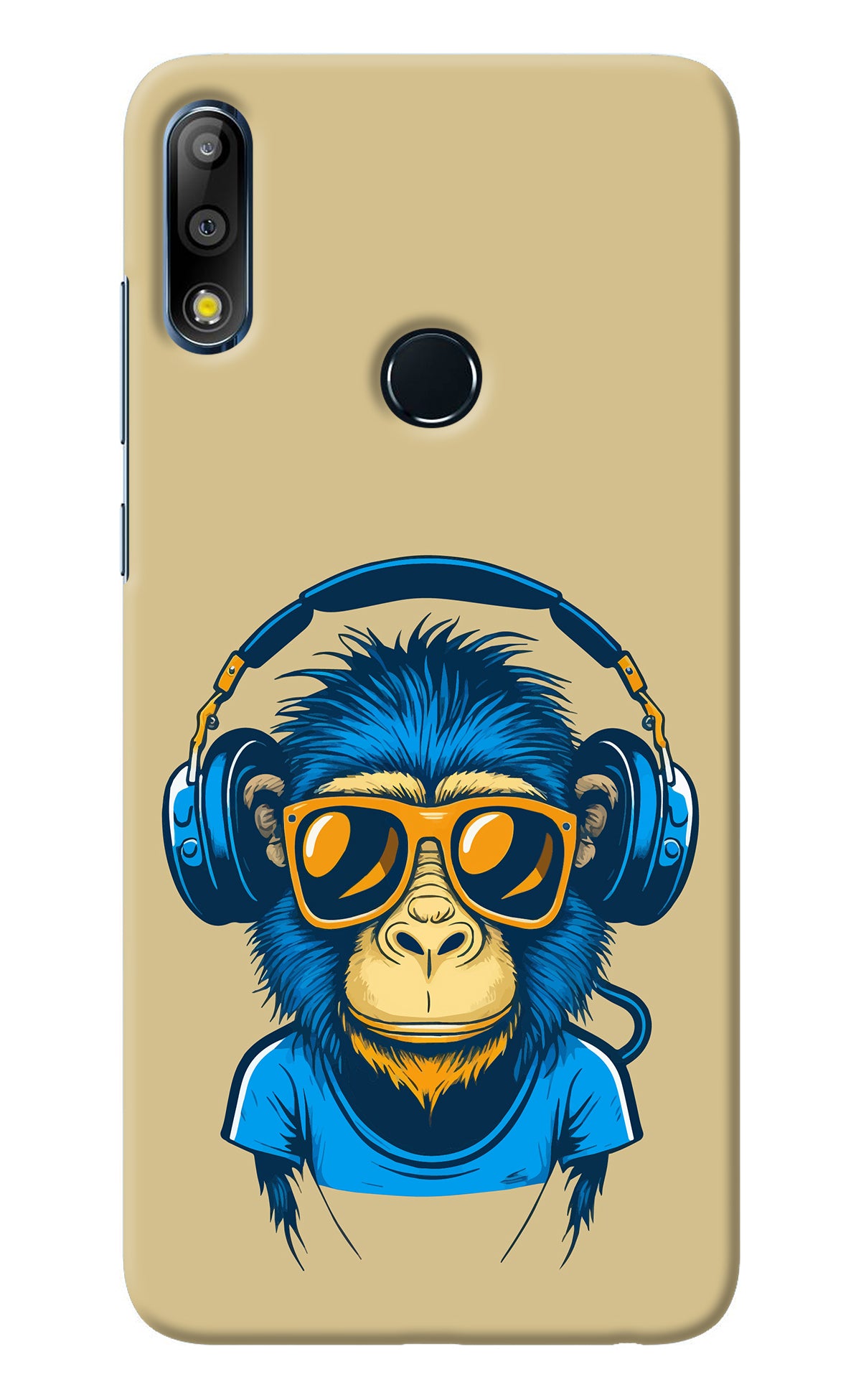 Monkey Headphone Asus Zenfone Max Pro M2 Back Cover
