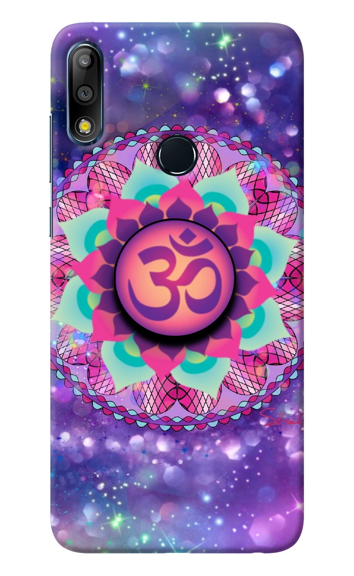 Om Purple Asus Zenfone Max Pro M2 Pop Case