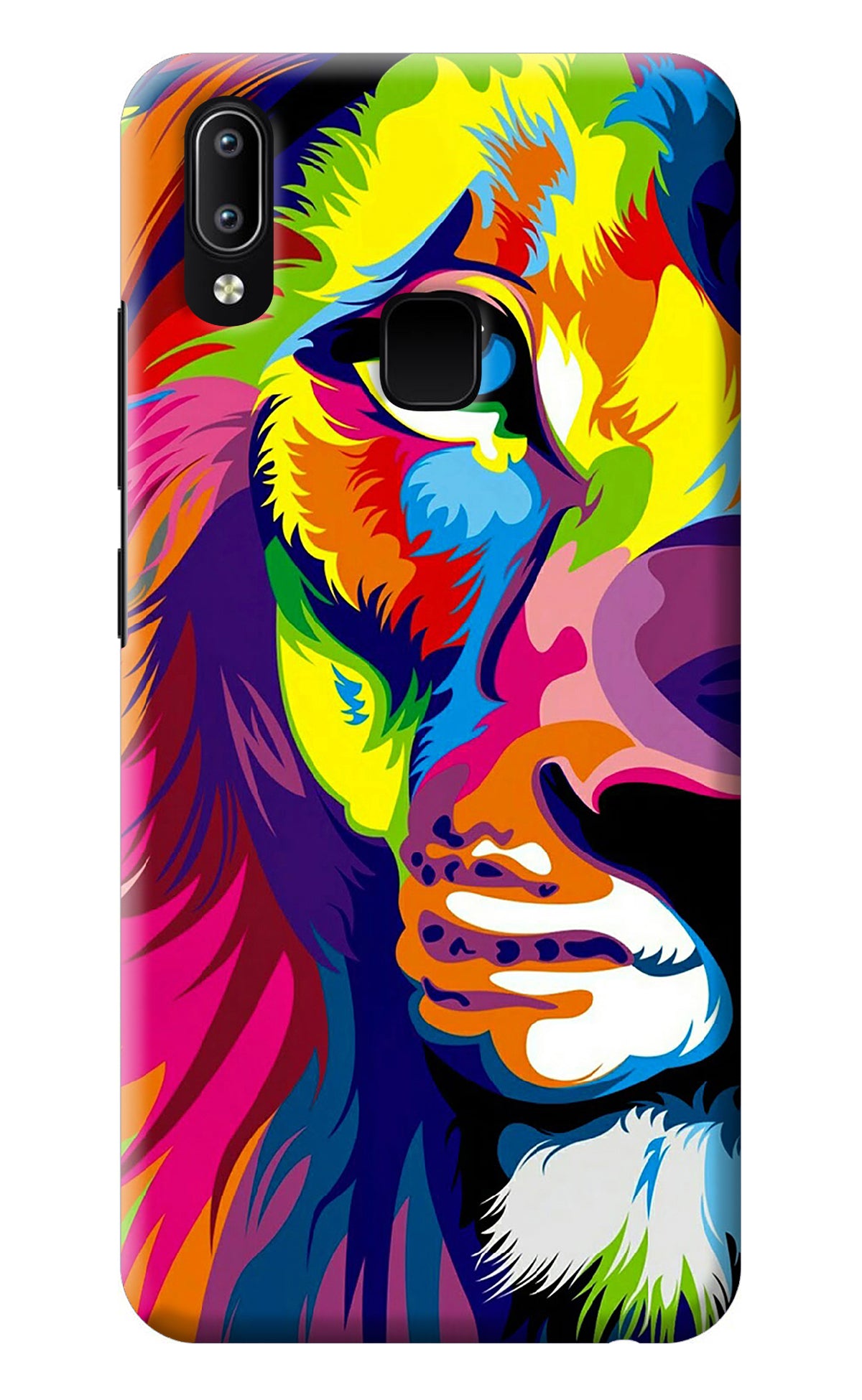 Lion Half Face Vivo Y91/Y93/Y95 Back Cover