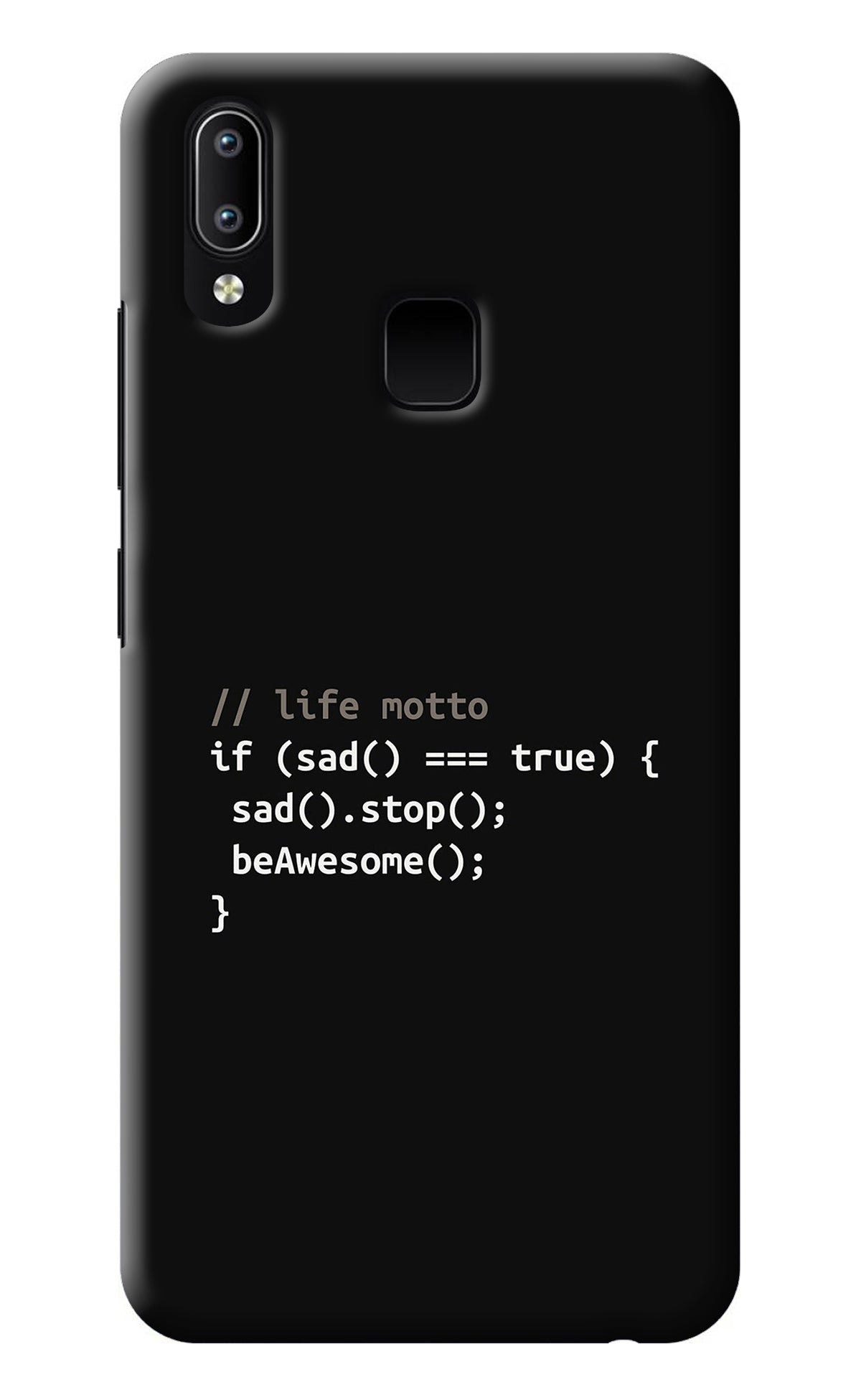 Life Motto Code Vivo Y91/Y93/Y95 Back Cover