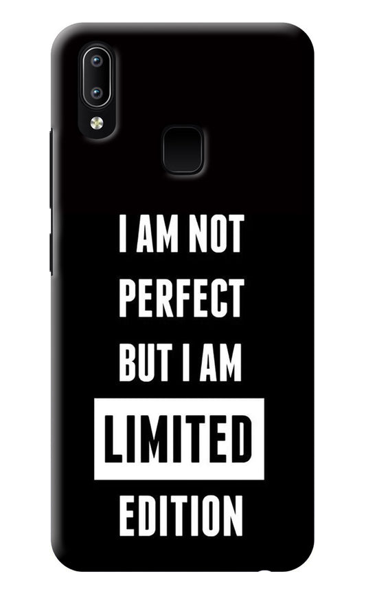 I Am Not Perfect But I Am Limited Edition Vivo Y91/Y93/Y95 Back Cover