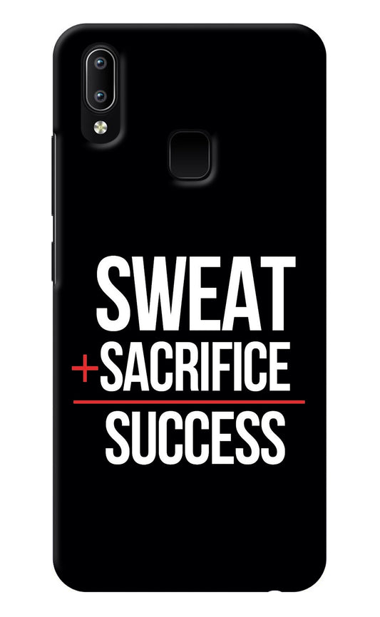Sweat Sacrifice Success Vivo Y91/Y93/Y95 Back Cover