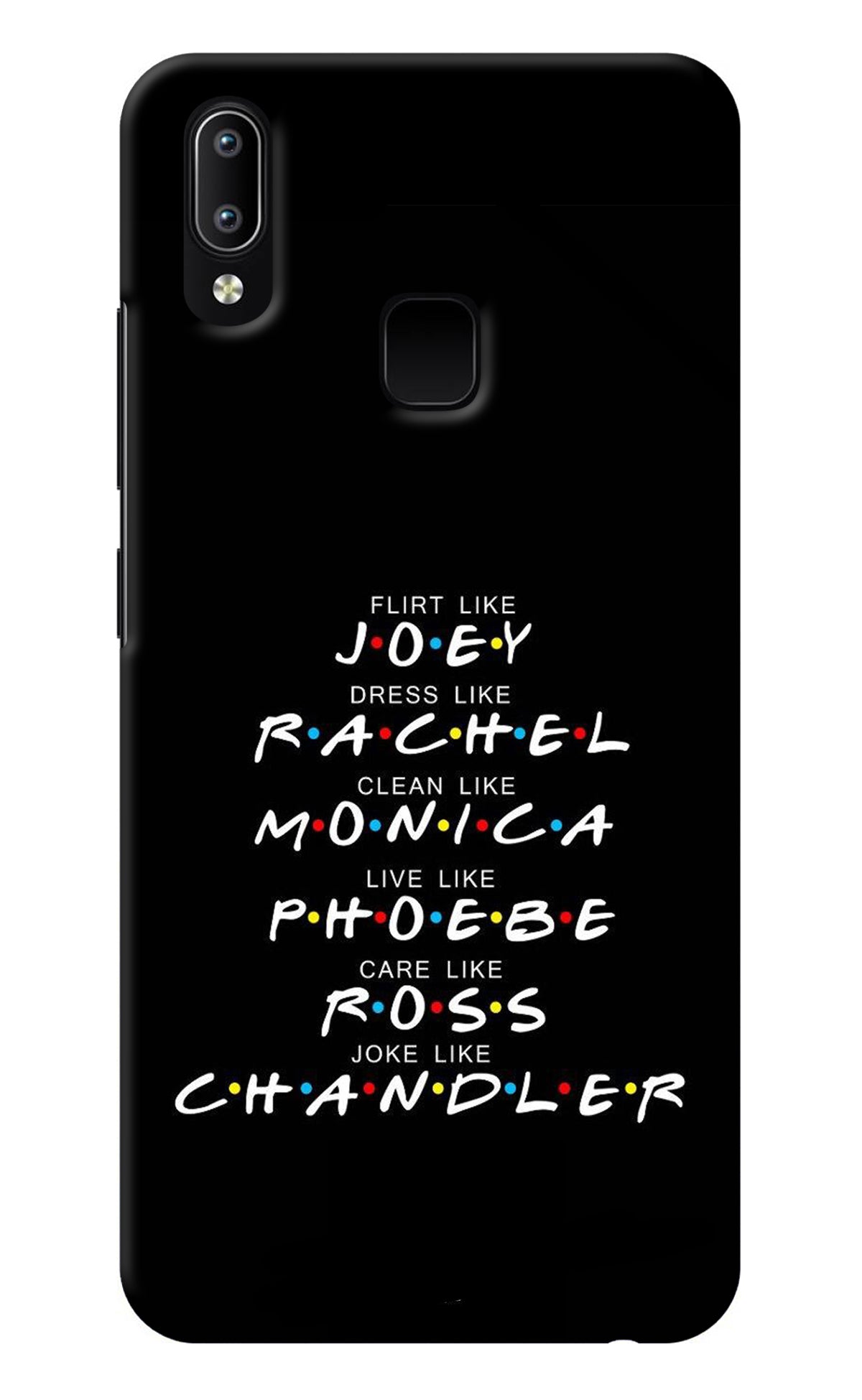 FRIENDS Character Vivo Y91/Y93/Y95 Back Cover