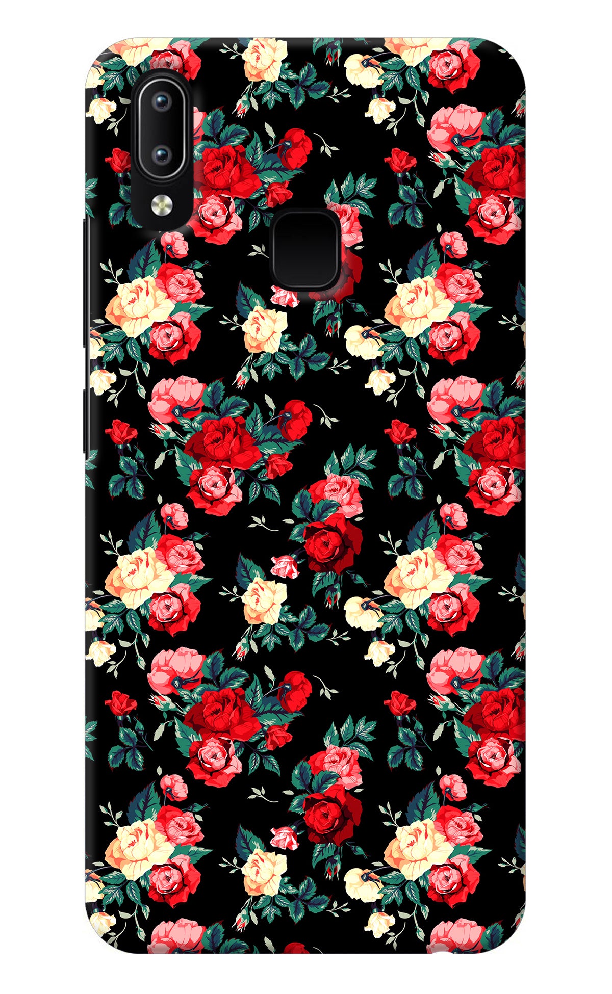 Rose Pattern Vivo Y91/Y93/Y95 Back Cover